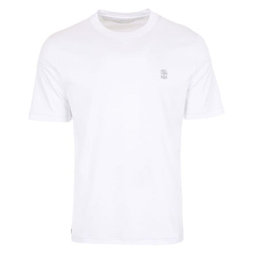 Brunello Cucinelli Embroidered Logo Short Sleeve T-Shirt M0B131328G CDJ74 25FW 147576762 [P]