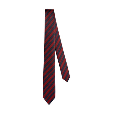 Dior Homme Stripe Tie Silk Navy Blue Red 68C1047B6046 583 157782513