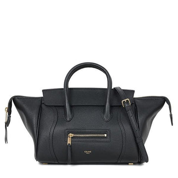 CELINE Schwarze kleine Gepäck-Tote L108J3056 38NO 157787576