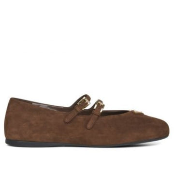 Prada Suede Ballerina Shoes 156172138