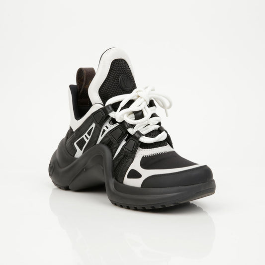 LOUIS VUITTON Archlight Sneakers aus schwarzem Kalbsleder 157520914 [P]