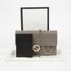 GUCCI インターロッキング G ミニ ウォレット チェーンバッグ グレー 157521633 [P]
