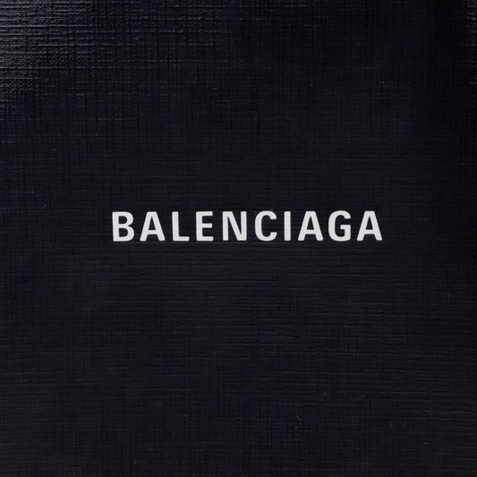 BALENCIAGA Logo-Druck große Top-Handle Crossbody-Tasche schwarz 157407974 [P]