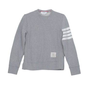 Thom Browne Men's Engineered Diagonal Sweatshirt Gray 157521815
