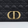 DIOR Cannage Medium Kette Schultertasche Schwarz Gold 157522964 [P]