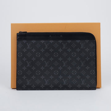 Louis Vuitton Pochette Jour Men's Clutch Bag Monogram Eclipse 157523220