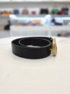 GUCCI Wide Leather Belt 38 inch Black 400593 157797095 [P]