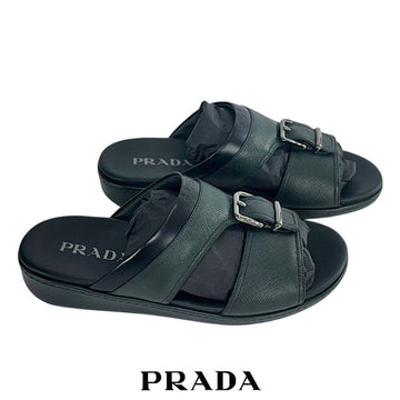 PRADA Saphir-Buckle Herren-Slipper 154406427 [P]