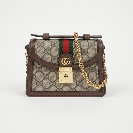 GUCCI Ophidia Mini Top Handle Schulter Crossbody Bag 153748173