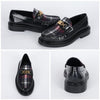 CELINE ユニバーシティ トリオペ チェーン ローファー 38BR 361705006C 124523502 [P]