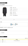 Celine Striped Chesterfield Wool Coat 10AH 120813478 [P]