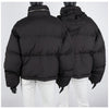 AMI Heart Logo Leather Patch Down Jacket 120082477 [P]