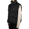 AMI Heart Logo Leather Patch Down Padding Vest PA0009 001 HJK703 115933444 [P]