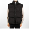AMI Heart Logo Leather Patch Down Padding Vest PA0009 001 HJK703 115933444 [P]