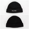 Miu Miu Embroidered Logo Wool Beanie 5HC375 2CSF F0967 115111729 [P]