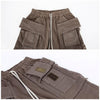 Rick Owens DU02D2371 RIG 34 Dark Shadow Portable Creep Drawstring Jersey Pants 106788260 [P]