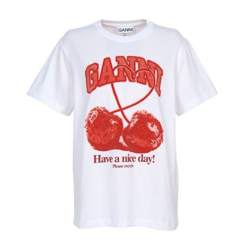 Ganni Short Sleeve T-Shirt A1050247 151 157797593