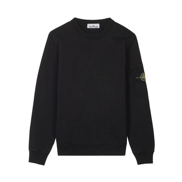 STONE ISLAND シーズナルパッチポケットメンズスウェットシャツ 155998011