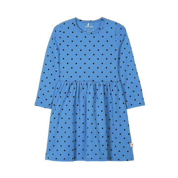 Mini Rodini Polka Dot Long Sleeve Dress 155924190