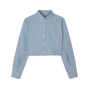 MAISON KITSUNE ベビー・フォックス・クロップシャツ 155736058