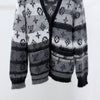 Louis Vuitton Monogram Mohair Cardigan Black 157800992 [P]