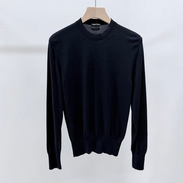 TOM FORD Woll-Crewneck-Pullover dunkelblau 157801050