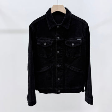 TOM FORD Baumwollcordjacke Schwarz 157801085