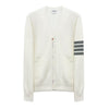 Thom Browne Diagonal Armband Milano Cardigan White MKC171A 100 157801181 [P]