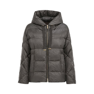 MaxMara MTCSOFTFE Hooded Padded Jacket Dark Grey 2619481084 089 153212649 [P]