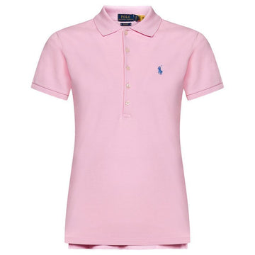 POLO RALPH LAUREN Polo Slim Fit Kragen T-Shirt mit Pony-Logo Pink 211870245 013 140192153 [P]