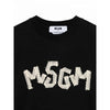 MSGM レース ロゴ 半袖 Tシャツ 157808323 [P]