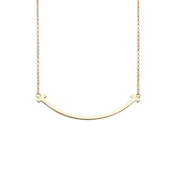 Tiffany & Co Yellow Gold T Smile Necklace Small (2023 Department Store Receipt) 37360 157820560