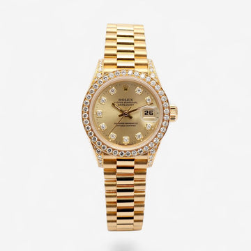 Rolex Datejust 26 Original Diamond 18K Gold Women's Watch 1995 157831877