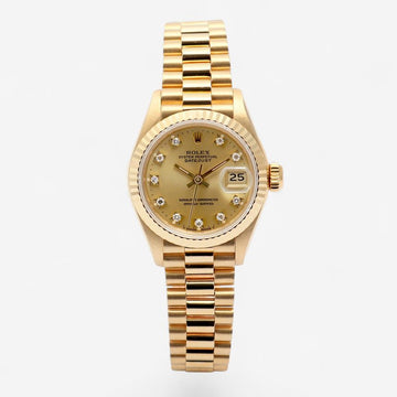 Rolex Datejust 26 Original Diamond Women's Gold Watch 1989 157831878