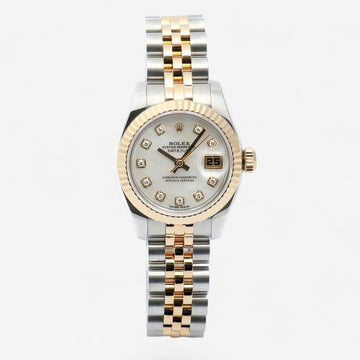 Rolex Pearl Mother of Pearl Original Diamond Datejust 26 New Model Combi Ladies Watch 2010 157831879