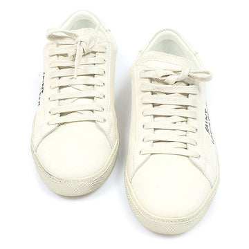 SAINT LAURENT Cremeweiße Baumwolljacke Klassische SL/06 Bestickte Low-Top Damen Sneakers 37.5 157832450