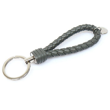 BOTTEGA VENETA Grauer Intrecciato Nappa Schlüsselanhänger 113539 157832466