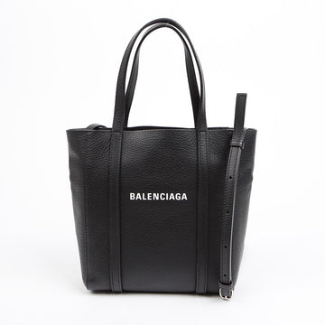 Balenciaga Women's Everyday XXS Leather Tote Bag Black 157522148