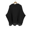 MAISON MARGIELA メンズ レイヤード ディストロイド オーバーサイズ トレーナー ブラック 46 157832588 [P]