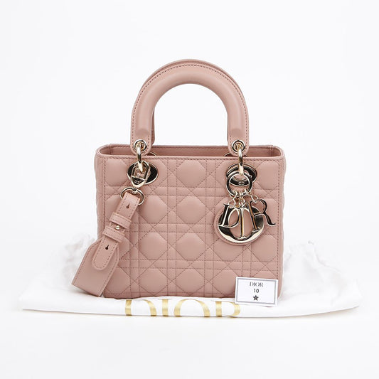 Dior Lady My ABC Blush Cannage Lambskin Small Bag 157550748 [P]