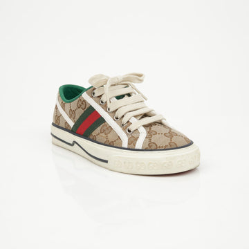 GUCCI 1977 Tennis Canvas Sneakers Beige 157593038