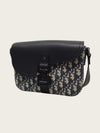 Dior Beige Black Oblique Saddle Small Flap Strap Bag 157832899 [P]