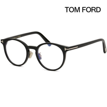 TOM FORD ブルーライトカットメガネフレーム TF5996KB 001 ラウンド ブラック アジアンフィット 120813710
