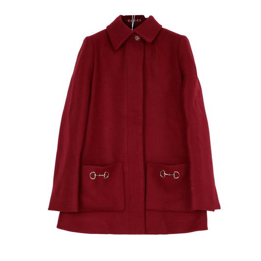 GUCCI Pferdebiss Twill Mantel 157299952