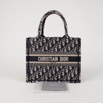 DIOR オブリーク スモール ブック トートバッグ ネイビー 157406739