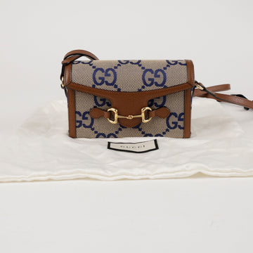 GUCCI Horsbit 1955 Mini Schultertasche Braun 157408036
