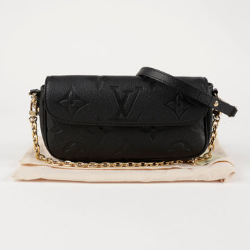 LOUIS VUITTON チェーン付きウォレット アイビー ブラック 157522140