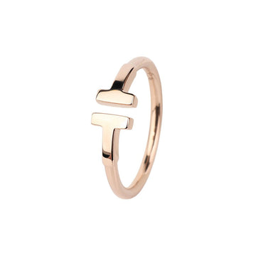 Tiffany & Co Pink Gold T Wire Ring Size 56 37340-1 157833903