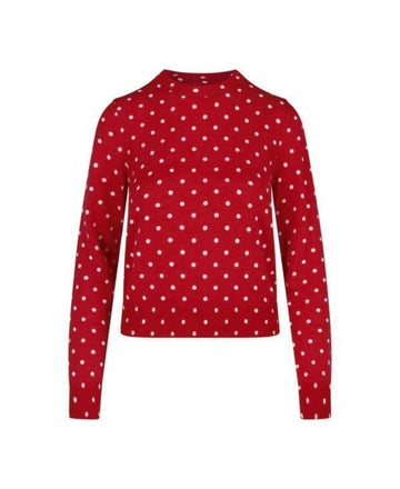 COMME DES GARCONS Punktmuster Woll-Jersey-Strick 156799097