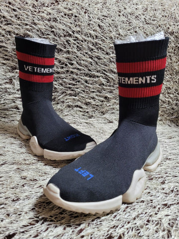 VETEMENTS Reebok Sneakers Socken Schuhe Schwarz Rot Herren [41] 157834189